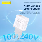 FONENG EU61 30W Dual Port Charger Adapter With Type-C Cable - Image 3