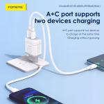 FONENG EU61 30W Dual Port Charger Adapter With Type-C Cable - Image 4